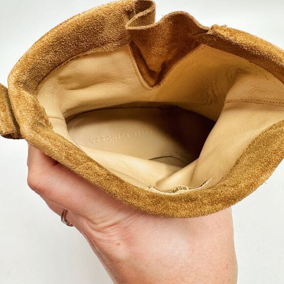 NWT Veronica Beard Hannigan Lug Sole Suede Hazelwood Buckle Boots Booties 11 - Picture 11 of 15